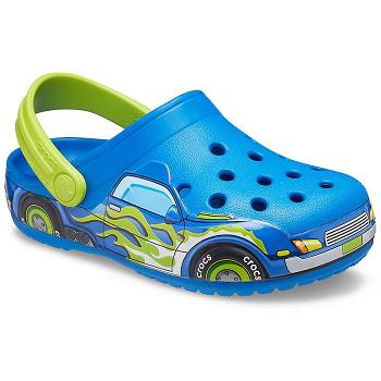 Crocs Fun Lab Truck Band Clog Modre - Detske Dreváky